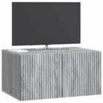 vidaXL Nástenná TV skrinka Nástenný Sivá sonoma 59,5 x 41 x 30 cm – Obrázok 3