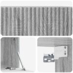 vidaXL Nástenná TV skrinka Nástenný Sivá sonoma 59,5 x 41 x 30 cm – Obrázok 9