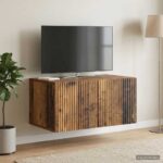 vidaXL Nástenná TV skrinka Nástenný Staré drevo 59,5 x 41 x 30 cm