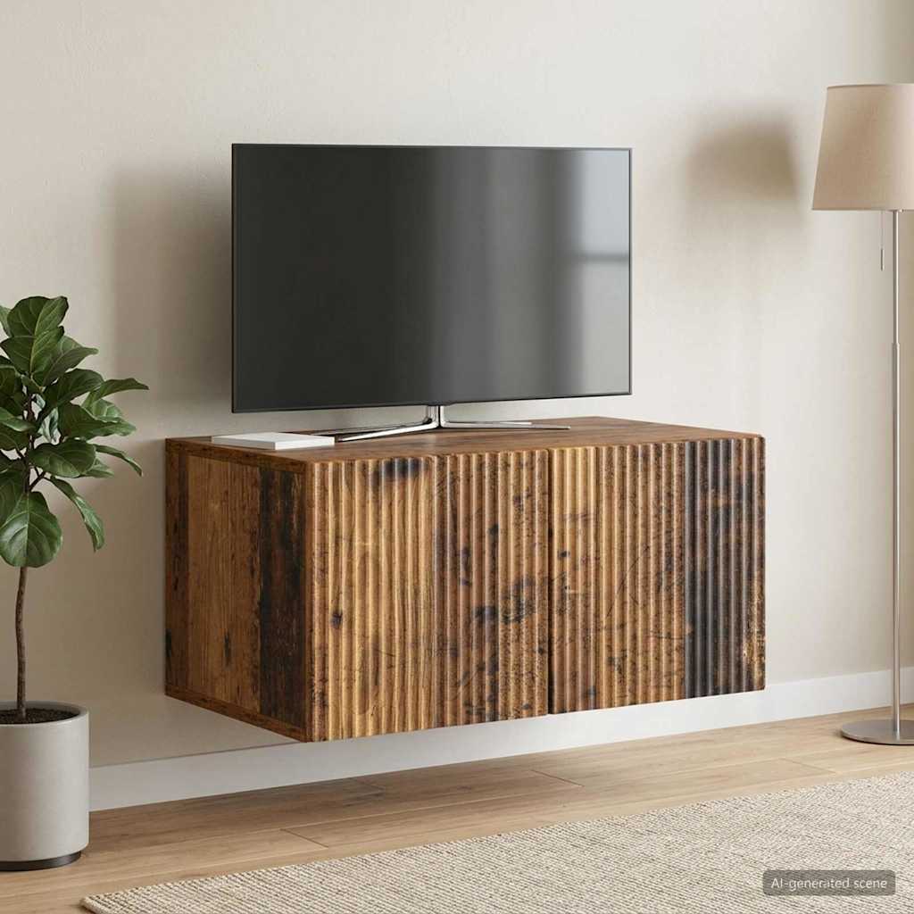 898513_1.jpg vidaXL Nástenná TV skrinka Nástenný Staré drevo 59,5 x 41 x 30 cm – Obrázok 1