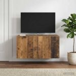 vidaXL Nástenná TV skrinka Nástenný Staré drevo 59,5 x 41 x 30 cm – Obrázok 4
