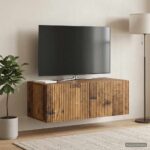 vidaXL Nástenná TV skrinka Nástenný Staré drevo 78,5 x 41 x 30 cm – Obrázok 4