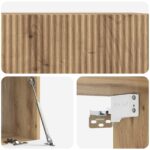 vidaXL Nástenná TV skrinka Nástenný Dub artisan 78,5 x 41 x 30 cm – Obrázok 9