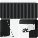 vidaXL Nástenná TV skrinka Čierna 98 x 41 x 30 cm Kompozitné drevo – Obrázok 9