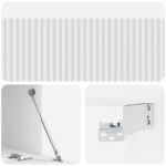 vidaXL Nástenná TV skrinka Biela s vysokým leskom 98 x 41 x 30 cm – Obrázok 9