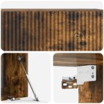 vidaXL Nástenná TV skrinka Dymový dub 98 x 41 x 30 cm Kompozitné drevo – Obrázok 9