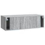 vidaXL Nástenná TV skrinka Nástenný Sivá sonoma 98 x 41 x 30 cm – Obrázok 8