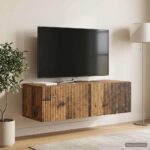 vidaXL Nástenná TV skrinka Nástenný Staré drevo 98 x 41 x 30 cm – Obrázok 4