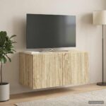 vidaXL Nástenná TV skrinka Nástenný Dub sonoma 59,5 x 31 x 30 cm