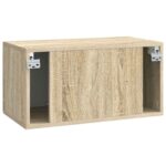 vidaXL Nástenná TV skrinka Nástenný Dub sonoma 59,5 x 31 x 30 cm – Obrázok 8