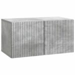 vidaXL Nástenná TV skrinka Nástenný Betónovo sivá 59,5 x 31 x 30 cm – Obrázok 2