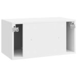 vidaXL Nástenná TV skrinka Biela s vysokým leskom 59,5 x 31 x 30 cm – Obrázok 8