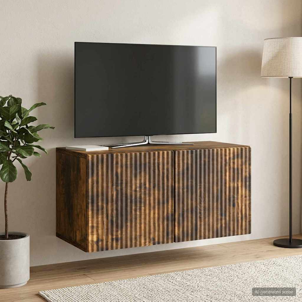 898540_1.jpg vidaXL Nástenná TV skrinka Nástenný Dymový dub 59,5 x 31 x 30 cm – Obrázok 1