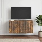 vidaXL Nástenná TV skrinka Nástenný Dymový dub 59,5 x 31 x 30 cm – Obrázok 4