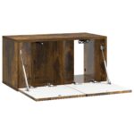 vidaXL Nástenná TV skrinka Nástenný Dymový dub 59,5 x 31 x 30 cm – Obrázok 5