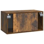 vidaXL Nástenná TV skrinka Nástenný Dymový dub 59,5 x 31 x 30 cm – Obrázok 8