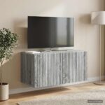 vidaXL Nástenná TV skrinka Nástenný Sivá sonoma 59,5 x 31 x 30 cm – Obrázok 4