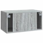 vidaXL Nástenná TV skrinka Nástenný Sivá sonoma 59,5 x 31 x 30 cm – Obrázok 8