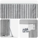 vidaXL Nástenná TV skrinka Nástenný Sivá sonoma 59,5 x 31 x 30 cm – Obrázok 9