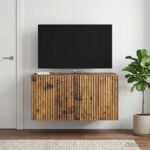 vidaXL Nástenná TV skrinka Nástenný Staré drevo 59,5 x 31 x 30 cm
