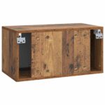 vidaXL Nástenná TV skrinka Nástenný Staré drevo 59,5 x 31 x 30 cm – Obrázok 8