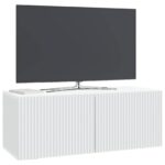 vidaXL Nástenná TV skrinka Biela 78,5 x 31 x 30 cm Kompozitné drevo – Obrázok 3