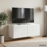 vidaXL Nástenná TV skrinka Biela 78,5 x 31 x 30 cm Kompozitné drevo – Obrázok 4