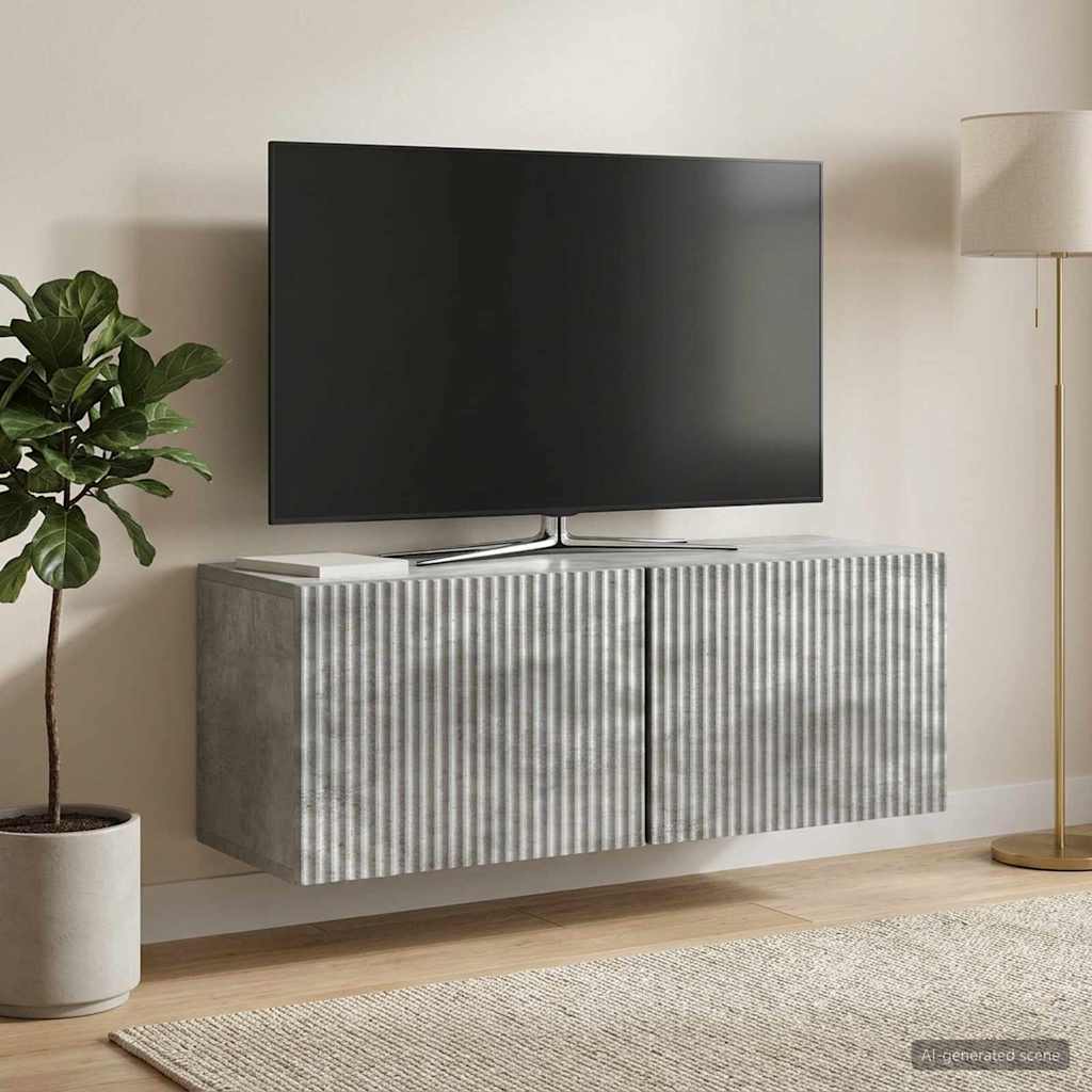 898548_1.jpg vidaXL Nástenná TV skrinka Nástenný Betónovo sivá 78,5 x 31 x 30 cm – Obrázok 1