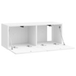 vidaXL Nástenná TV skrinka Biela s vysokým leskom 78,5 x 31 x 30 cm – Obrázok 5