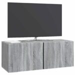 vidaXL Nástenná TV skrinka Nástenný Sivá sonoma 78,5 x 31 x 30 cm – Obrázok 3