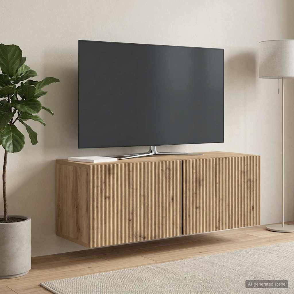 898554_1.jpg vidaXL Nástenná TV skrinka Nástenný Dub artisan 78,5 x 31 x 30 cm – Obrázok 1