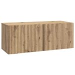 vidaXL Nástenná TV skrinka Nástenný Dub artisan 78,5 x 31 x 30 cm – Obrázok 2