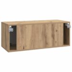 vidaXL Nástenná TV skrinka Nástenný Dub artisan 78,5 x 31 x 30 cm – Obrázok 8