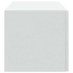 vidaXL Nástenná TV skrinka Biela 98 x 31 x 30 cm Kompozitné drevo – Obrázok 7