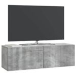 vidaXL Nástenná TV skrinka Nástenný Betónovo sivá 98 x 31 x 30 cm – Obrázok 3