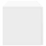 vidaXL Nástenná TV skrinka Biela s vysokým leskom 98 x 31 x 30 cm – Obrázok 7