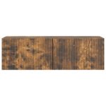 vidaXL Nástenná TV skrinka Dymový dub 98 x 31 x 30 cm Kompozitné drevo – Obrázok 6