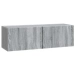 vidaXL Nástenná TV skrinka Nástenný Sivá sonoma 98 x 31 x 30 cm – Obrázok 2