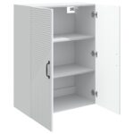 vidaXL Nástenná skrinka Biela 66 x 34,5 x 90 cm Kompozitné drevo – Obrázok 2