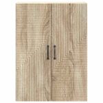 vidaXL Nástenná skrinka Dub sonoma 66 x 34,5 x 90 cm Kompozitné drevo – Obrázok 3