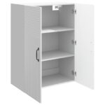 vidaXL Nástenná skrinka Biela s vysokým leskom 66 x 34,5 x 90 cm – Obrázok 2