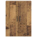 vidaXL Nástenná skrinka Staré drevo 66 x 34,5 x 90 cm Kompozitné drevo – Obrázok 3