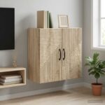 vidaXL Nástenná skrinka Dub sonoma 59 x 31 x 60 cm Kompozitné drevo – Obrázok 8