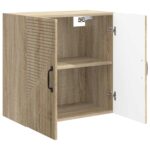 vidaXL Nástenná skrinka Dub sonoma 59 x 31 x 60 cm Kompozitné drevo – Obrázok 2