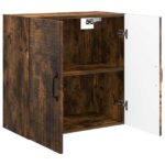 vidaXL Nástenná skrinka Dymový dub 59 x 31 x 60 cm Kompozitné drevo – Obrázok 2