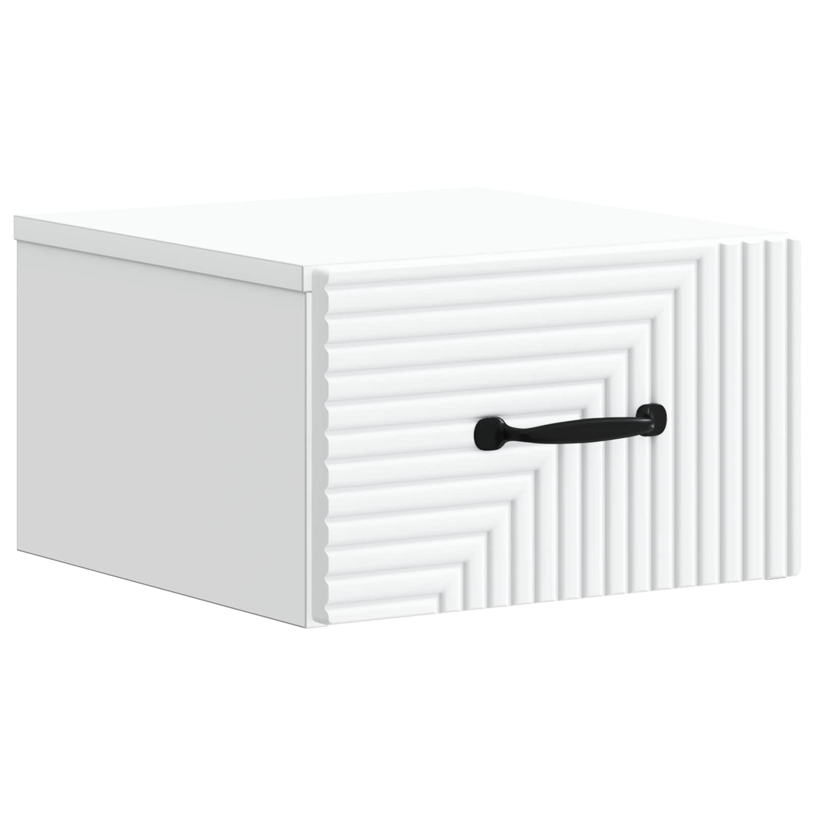 898595_1.jpg vidaXL Nástenná nočná skrinka Biela 34,5 x 33 x 20 cm Kompozitné drevo – Obrázok 1
