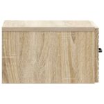 vidaXL Nástenná nočná skrinka 2 pcs Dub sonoma 34,5 x 33 x 20 cm – Obrázok 6