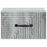 vidaXL Nástenná nočná skrinka 2 pcs Sivá sonoma 34,5 x 33 x 20 cm – Obrázok 5