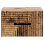 vidaXL Nástenná nočná skrinka Nástenný Staré drevo 34,5 x 33 x 20 cm – Obrázok 4