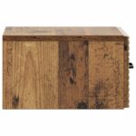 vidaXL Nástenná nočná skrinka Nástenný Staré drevo 34,5 x 33 x 20 cm – Obrázok 5